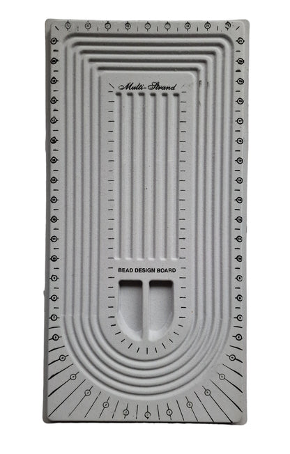 Bead design board in Grey colour on a white background