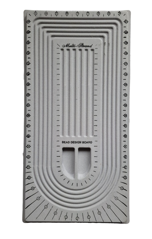 Bead design board in Grey colour on a white background