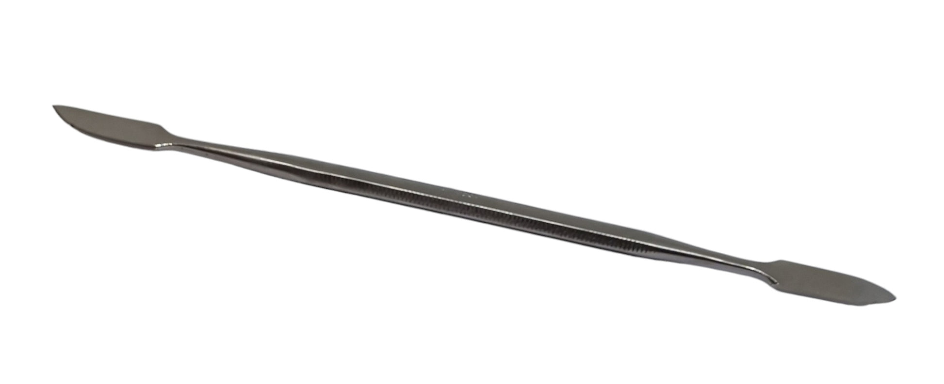 Double ended wax tool on a white background