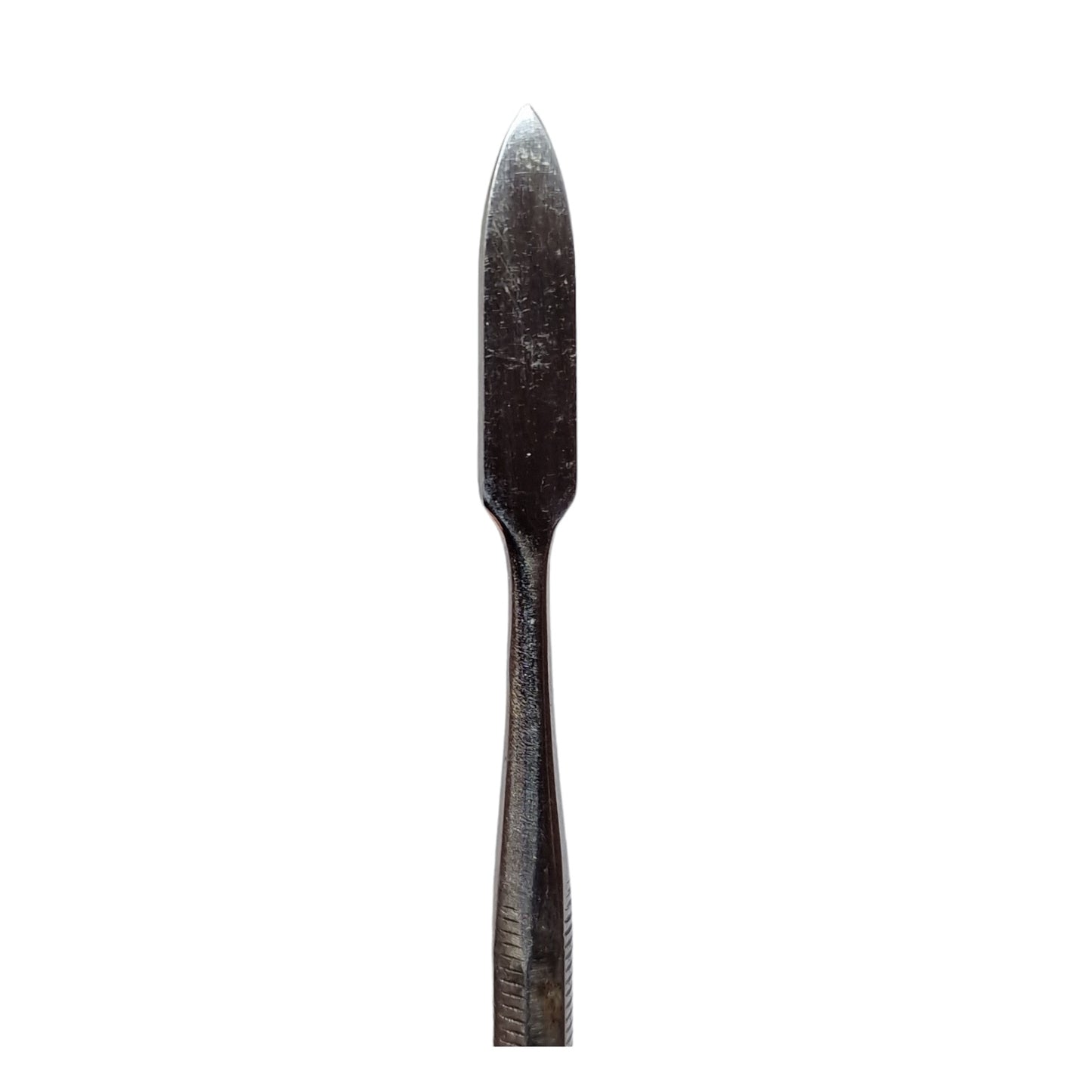 Close up of a wax carving tool
