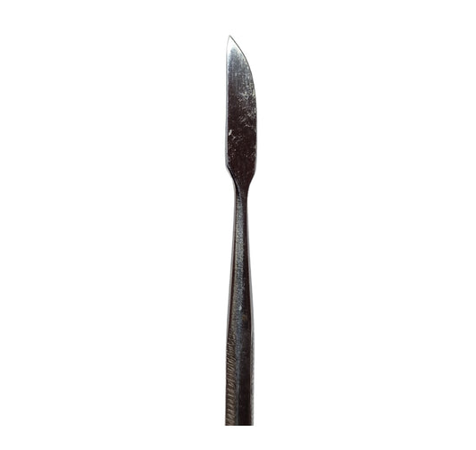 Close up of a wax carving tool