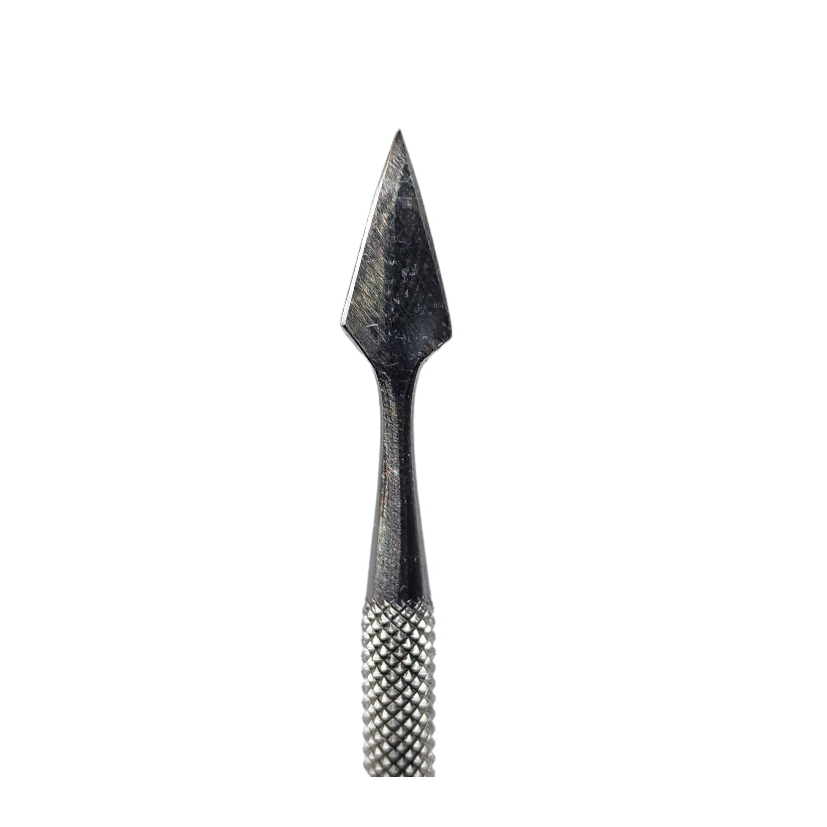 Close up of a wax carving tool