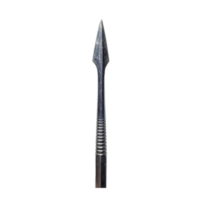 Close up of a wax carving tool