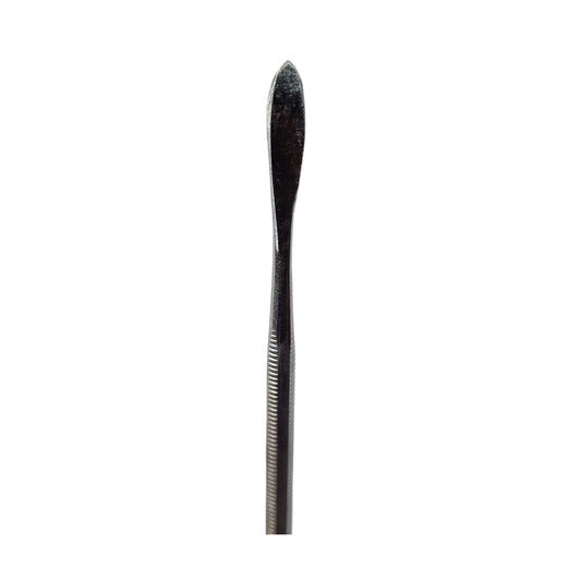 Close up of a wax carving tool