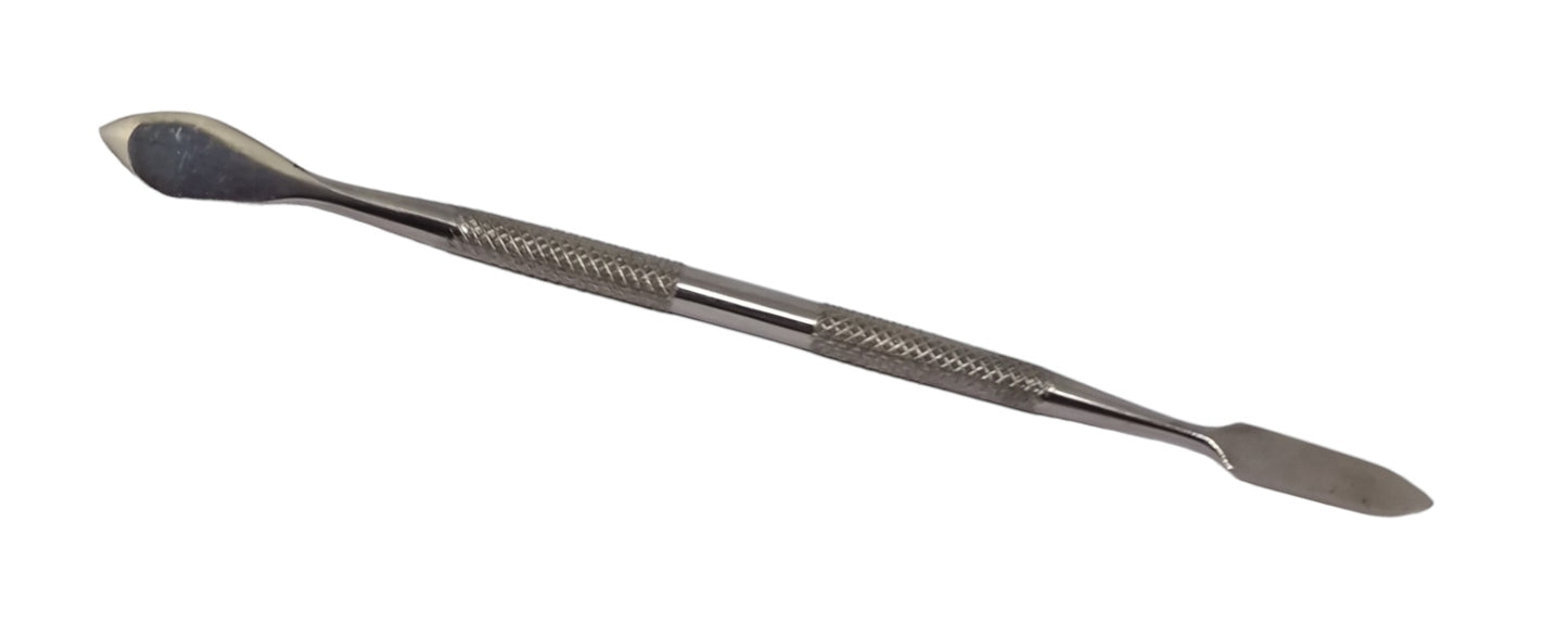 Double ended wax carving tool on a white background