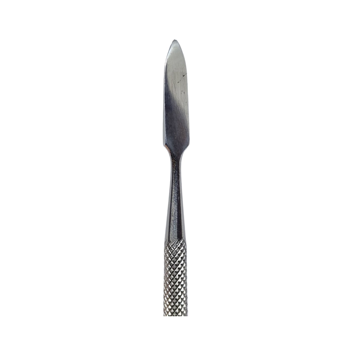 Close up of wax carving tool