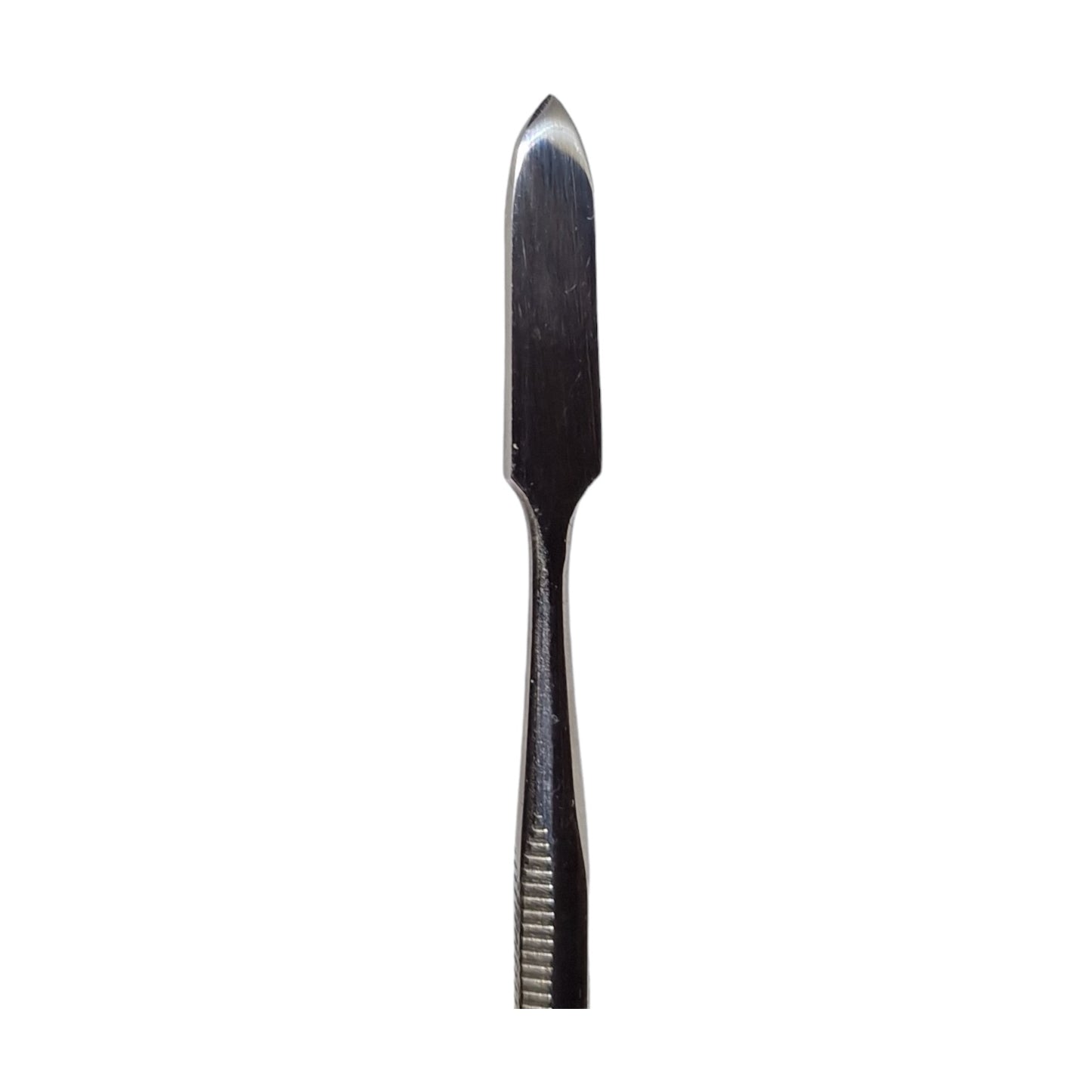 Close up of wax carving tool