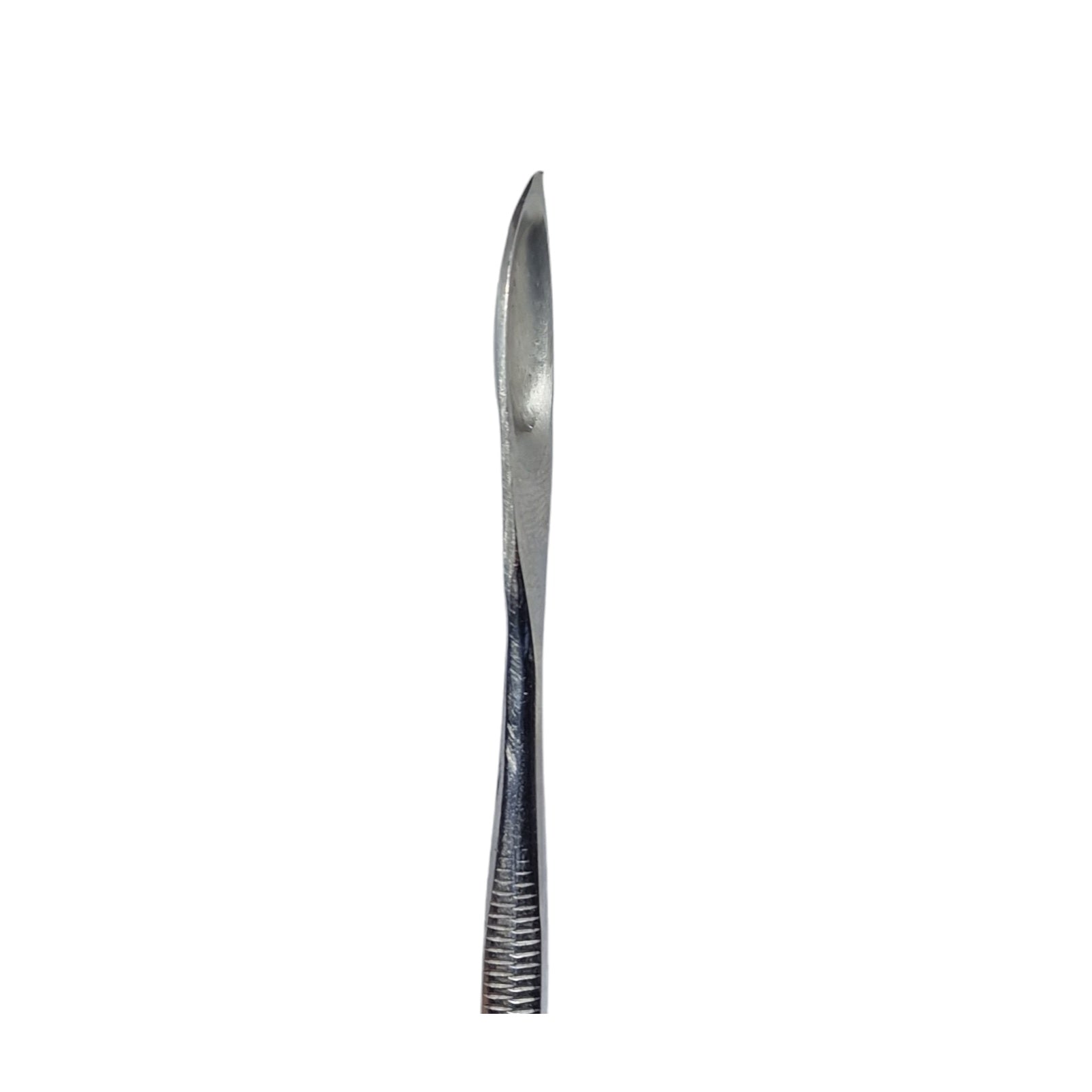 Close up of a wax carving tool