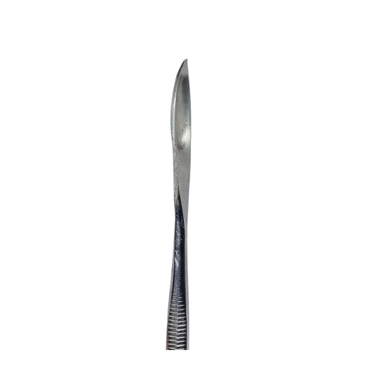 Close up of a wax carving tool