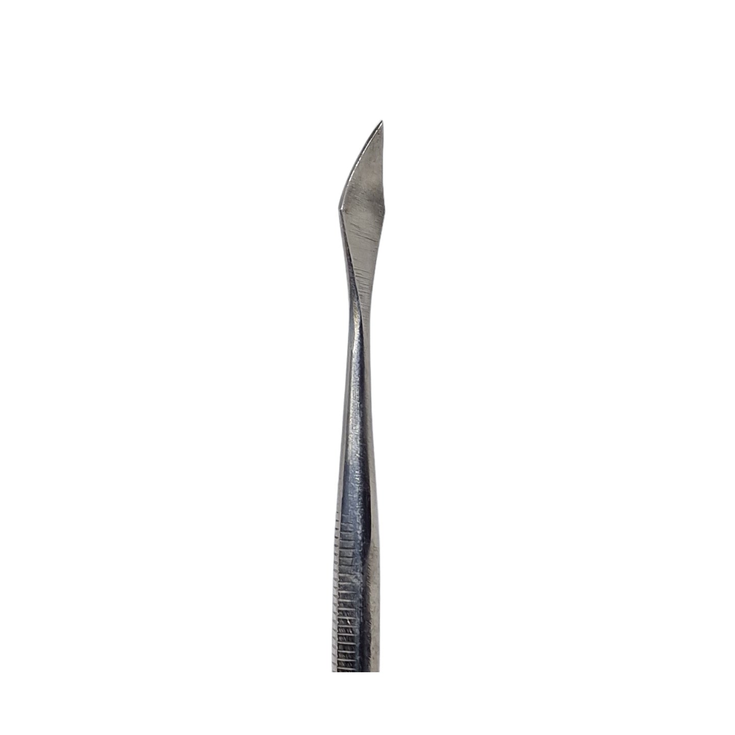 Close up of a wax carving tool