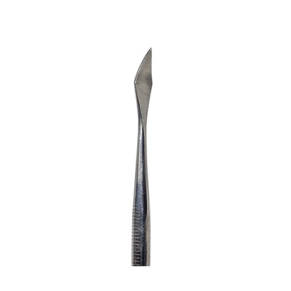 Close up of a wax carving tool