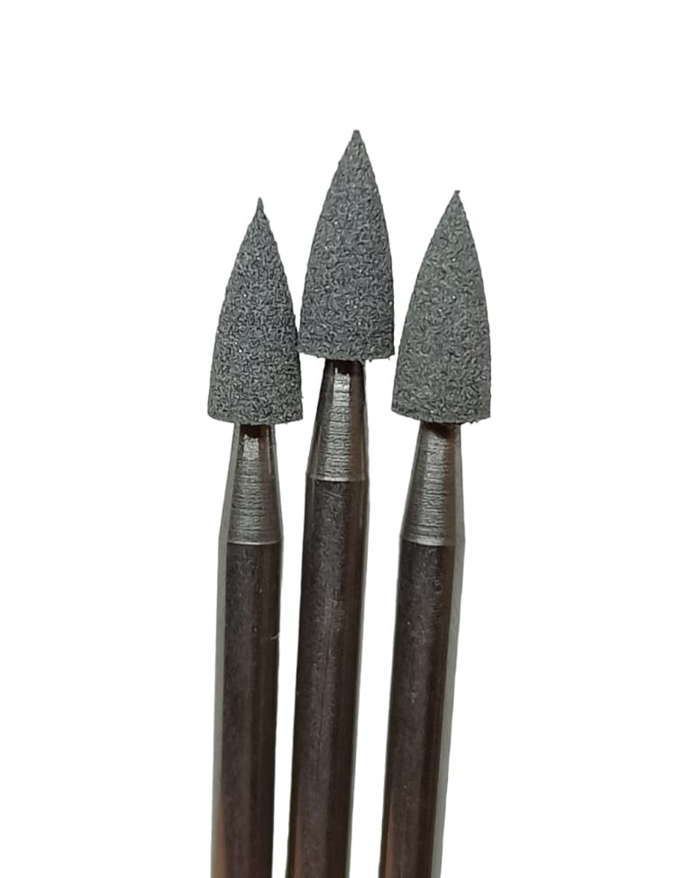 Eve Rubber Polishers - Coarse -Cone Shape x3 Pieces