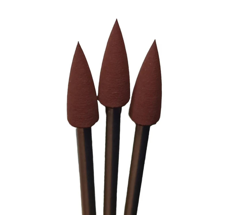 Eve Rubber Polishers - Medium - Cone Shape x3 Pieces