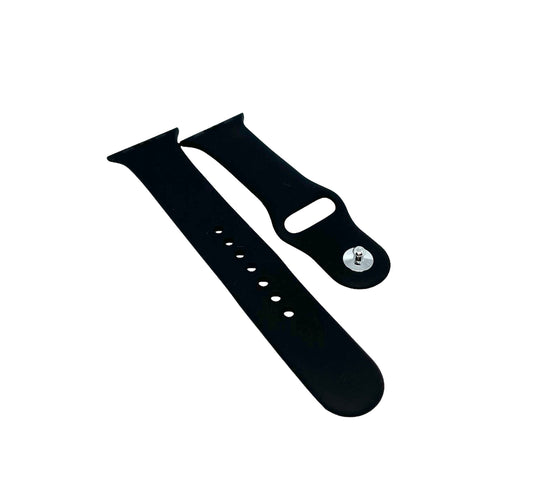 Silicone Watch Strap - Black (38-41mm)