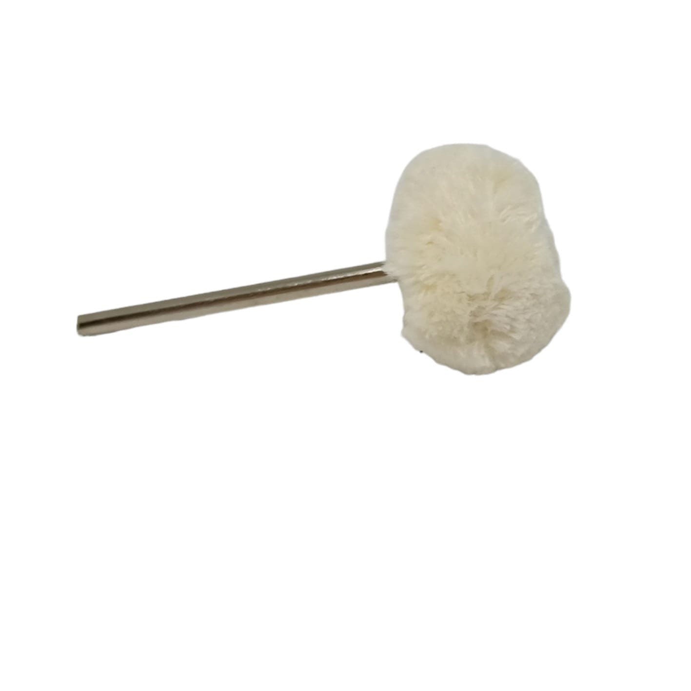 Side view of a wool polishing mop