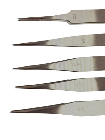 Tweezer Set x5 Pieces