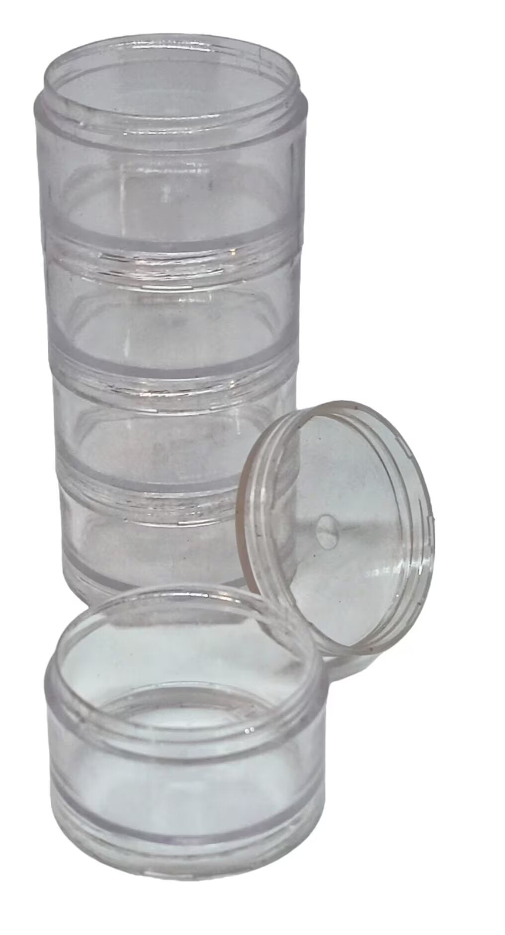 Stackable Storage Containers – Plastic – x5 – Punch and Pickle