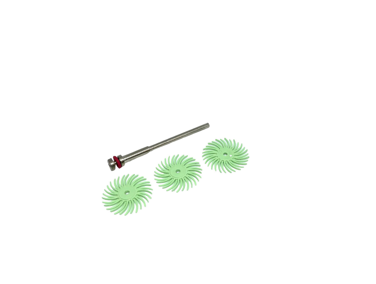 Light Green Radial Discs