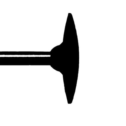 Eve Rubber Polishers - Extra Coarse - Knife Shape x3 Pieces