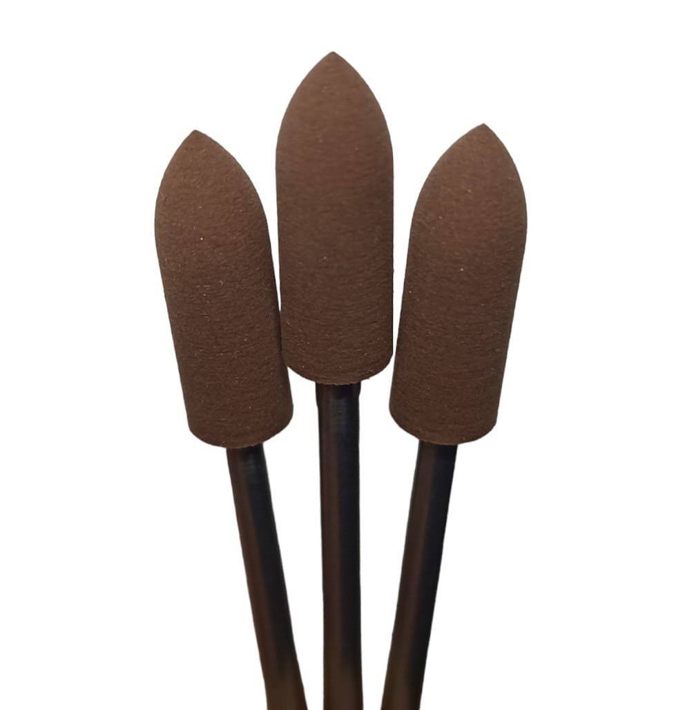 Eve Rubber Polishers - Medium - Bullet Shape x3 Pieces
