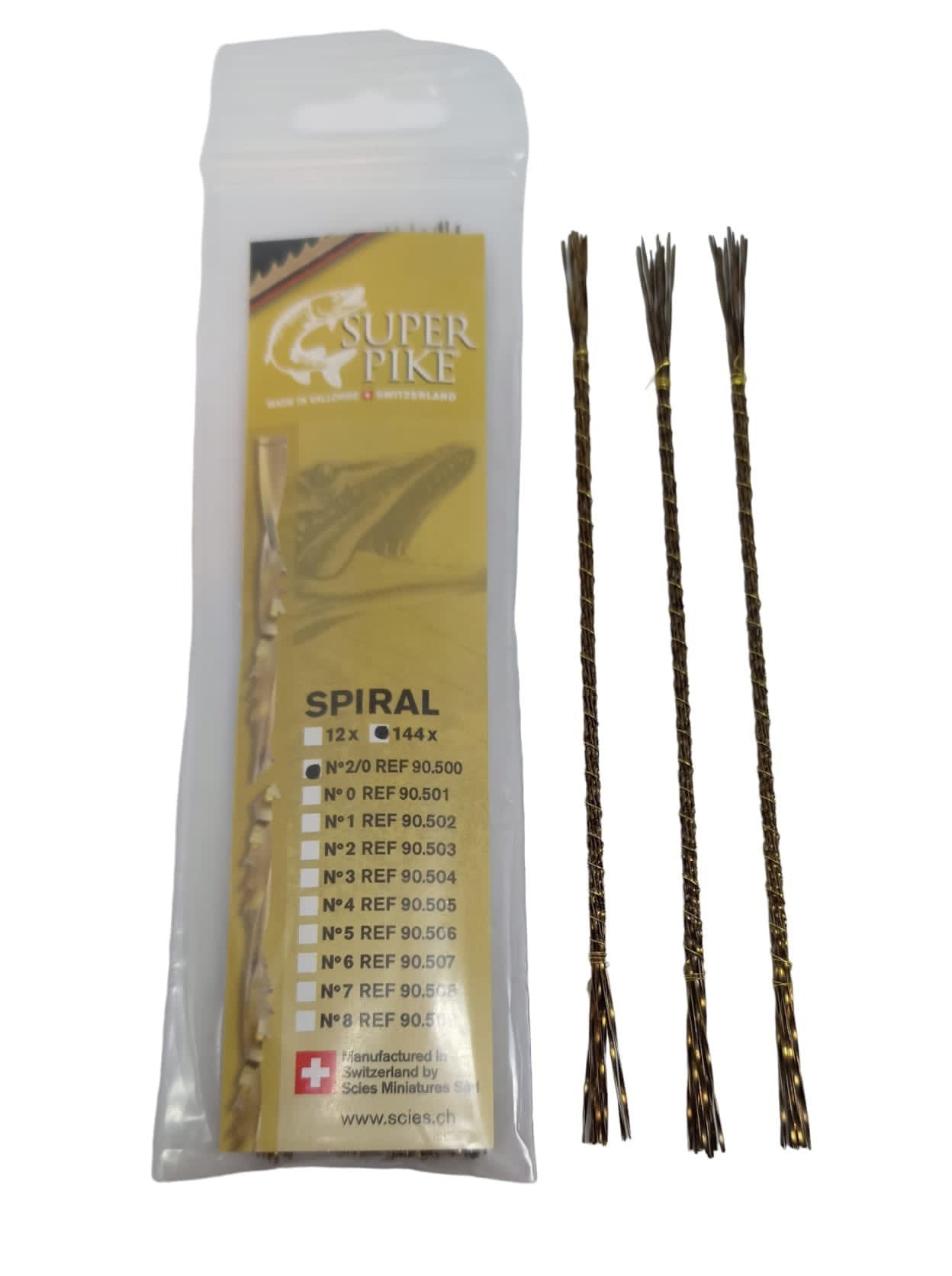Swiss Spiral Sawblades 2/0 - x36 Blades