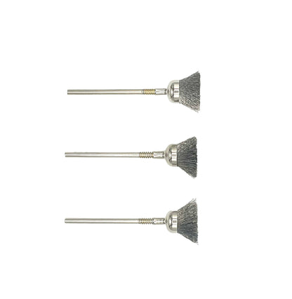 Mounted Steel Cup Brush x3 Pieces