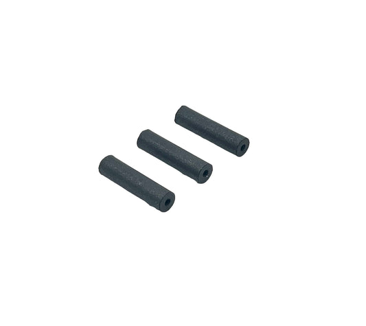 Rubber Polishing Cylinders x3 - Black - Extra Coarse