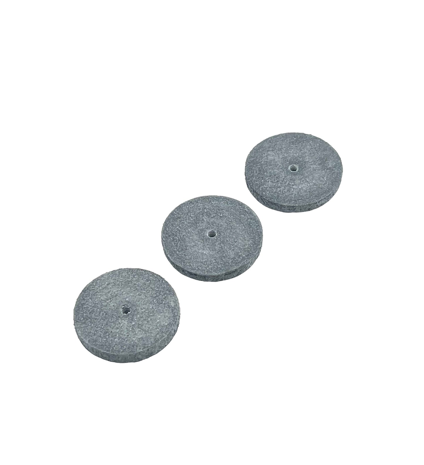 Rubber Polishing Wheels x3 - Black - Extra Coarse