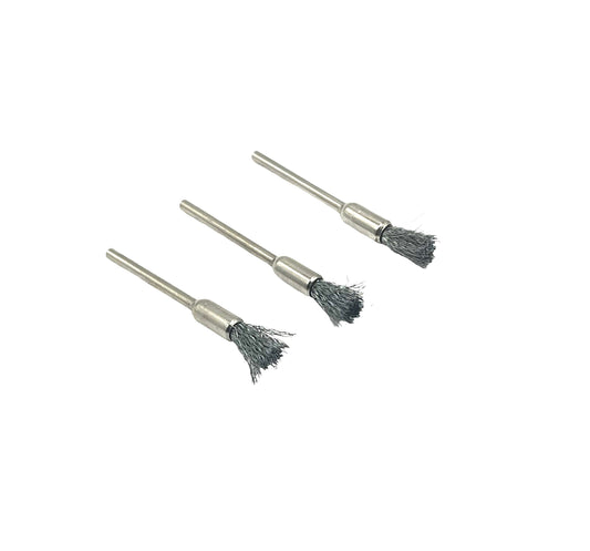 Mounted Steel Pencil Brush x3 Pieces