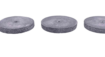 Rubber Polishing Wheels x3 - Black - Extra Coarse