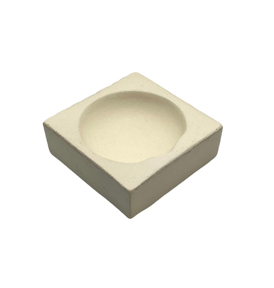 Square Melting Crucible - 80x80x28mm
