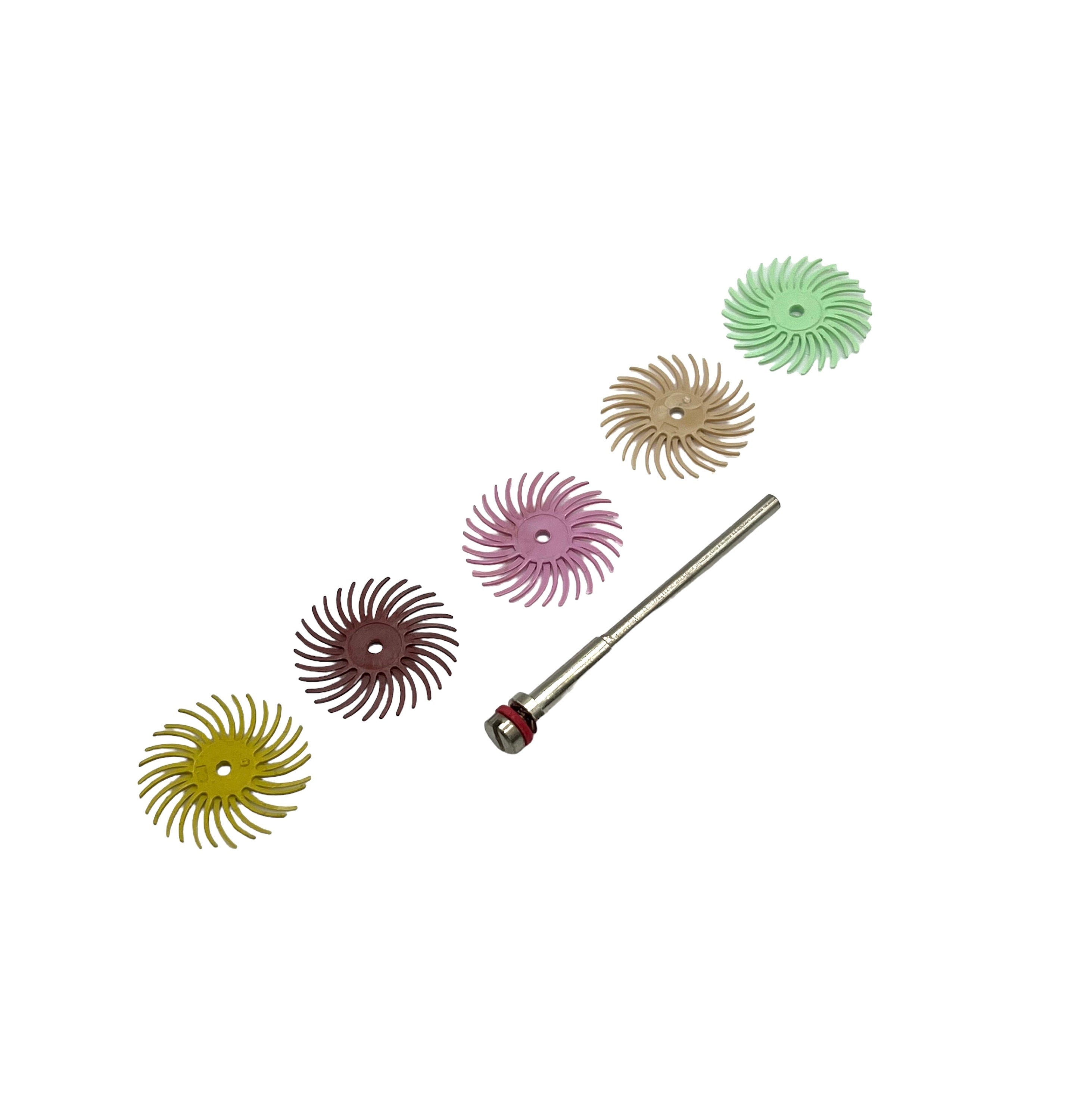 Radial Wheel Set – 5 Grades – 2.35mm Spindle – Punch and Pickle