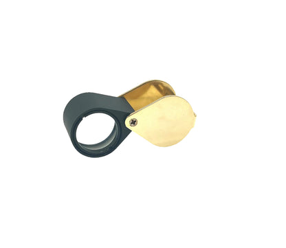 Loupe Magnifier x10 - Gold Plated