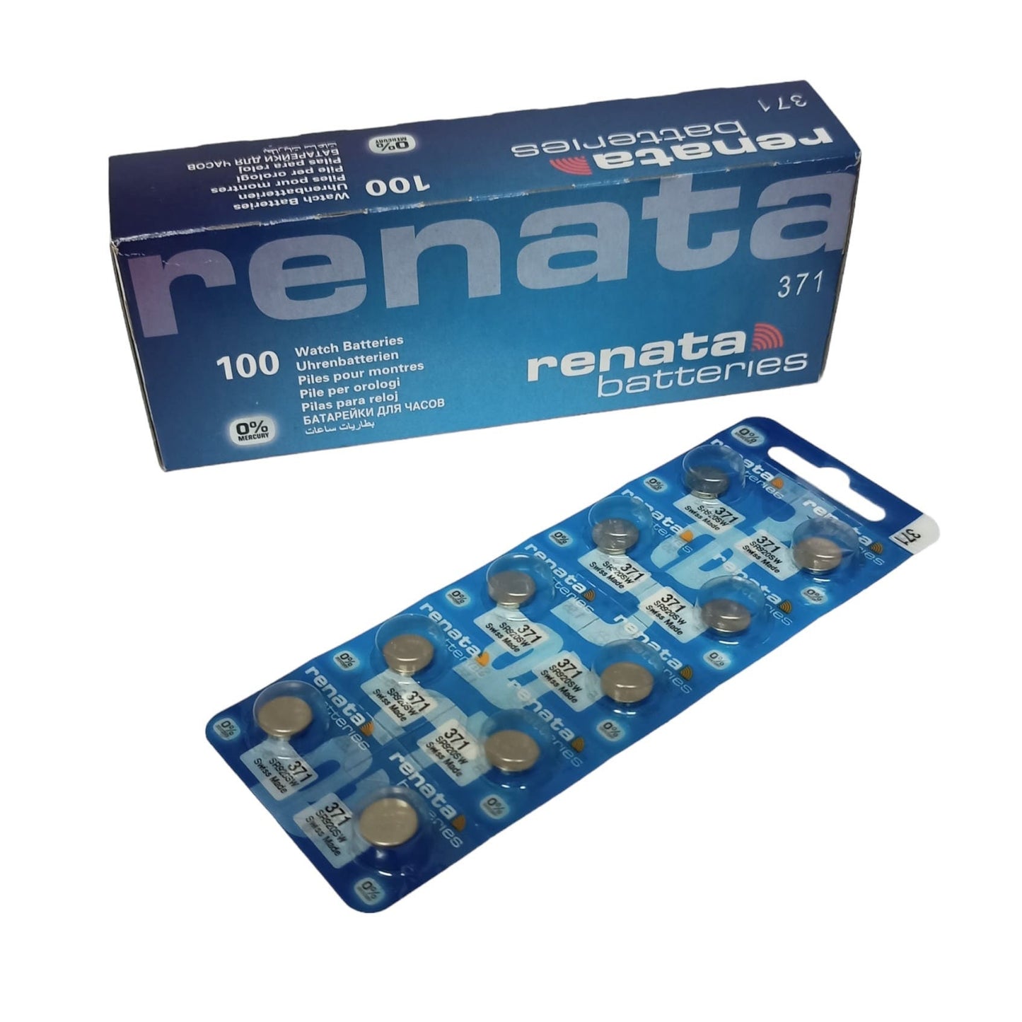 Renata 371 Watch Batteries x10 Pieces