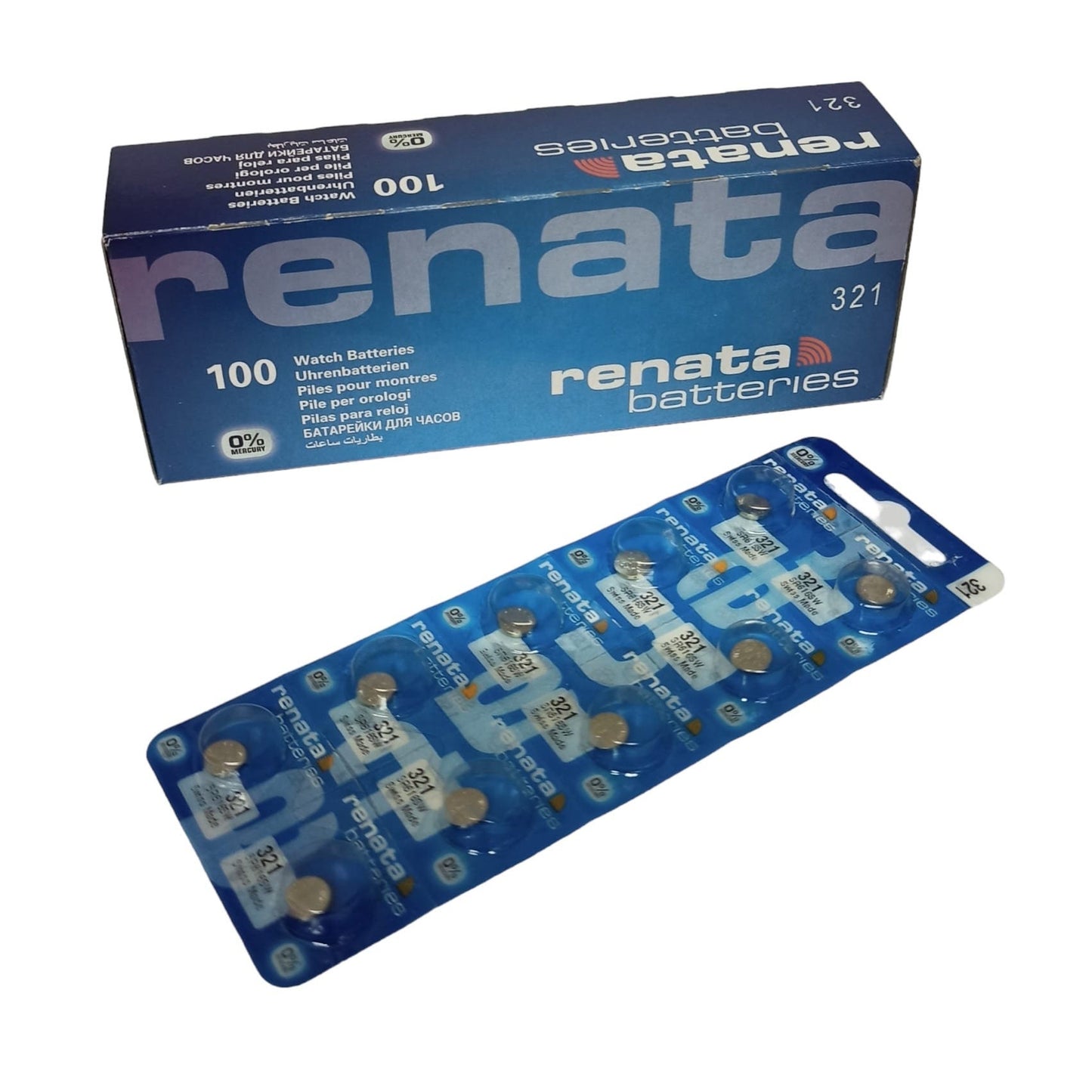 Renata 321 Watch Batteries x10 Pieces