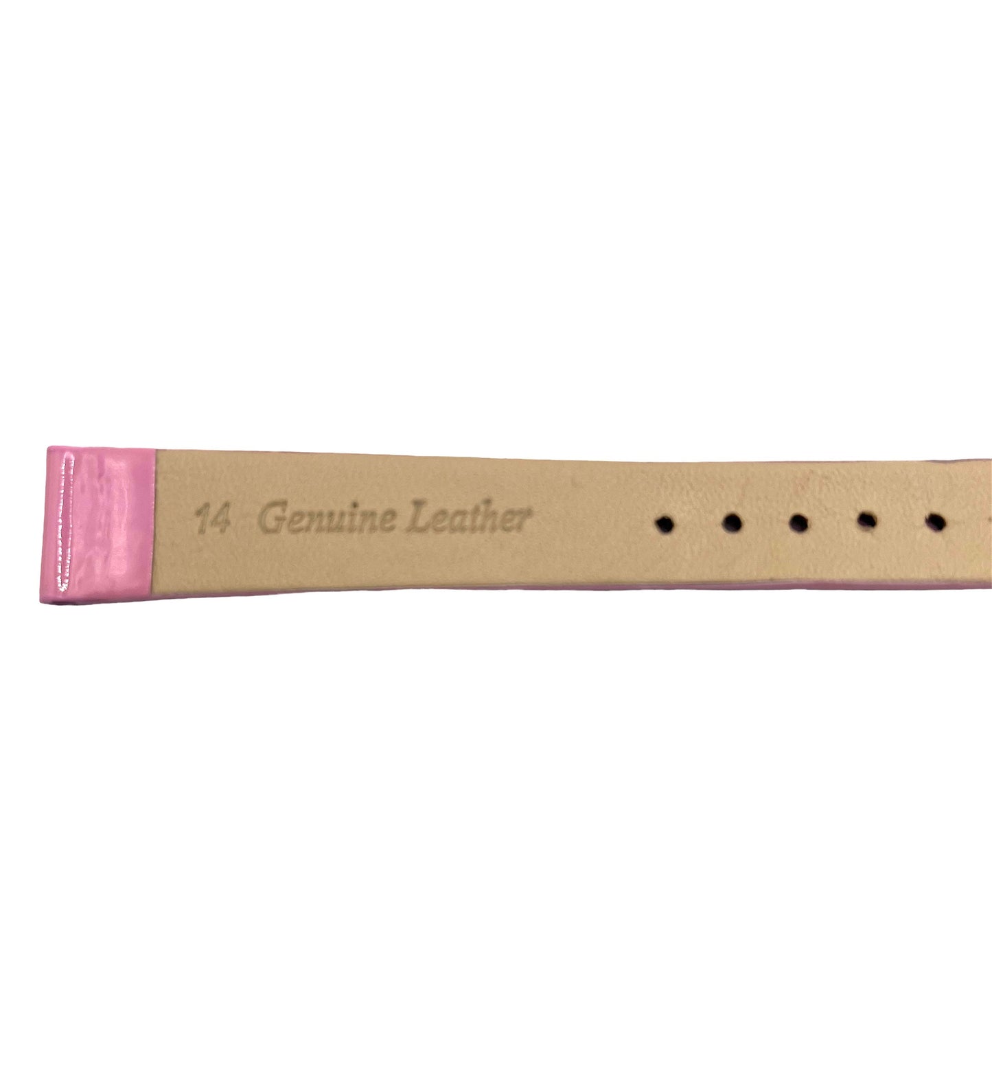 Leather Watch Strap - Lilac - 14mm