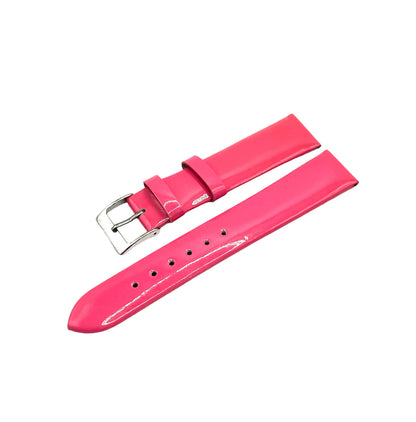 Leather Watch Strap - Pink - 18mm