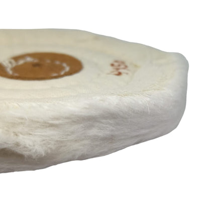 White Stitched Polishing Mop – 4 Inch (50 Folds)