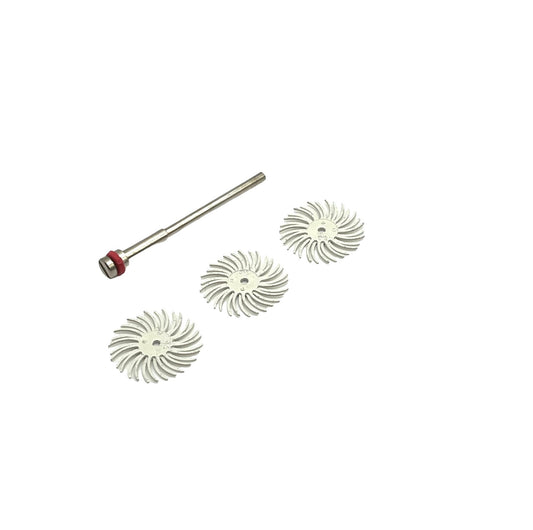White Radial Discs